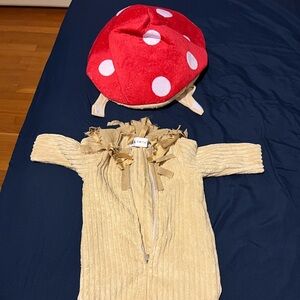 Halloween mushroom costume- 6-9 months